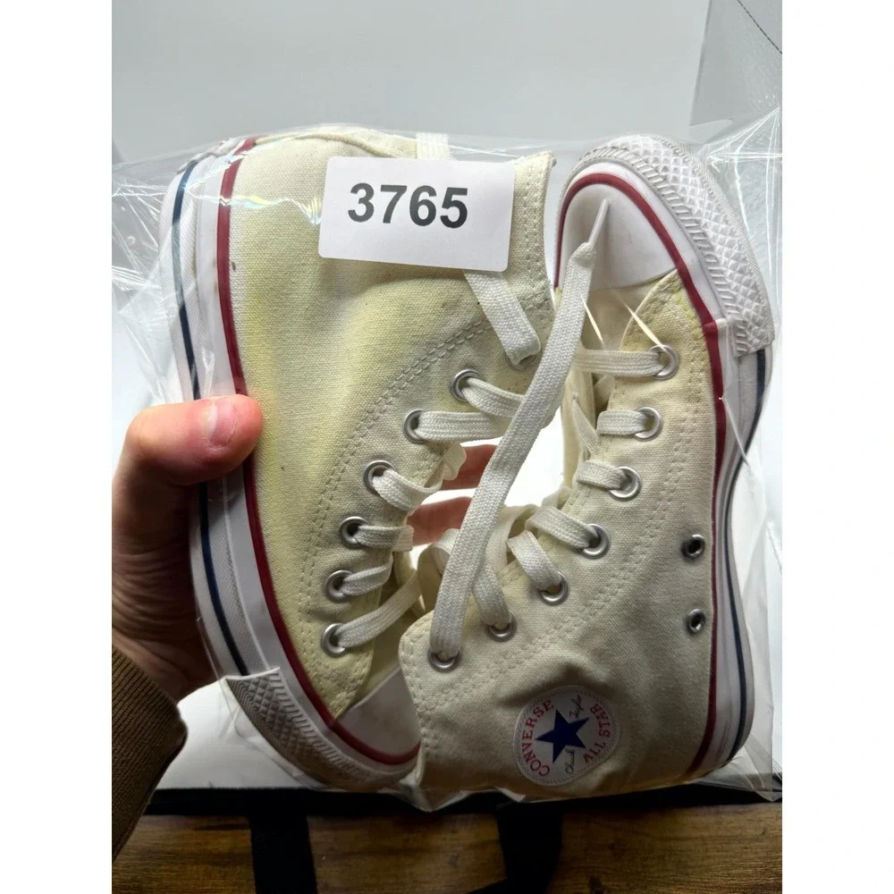 Converse Chuck Taylor All Star Hi M7650 Womens 5‎ Sneaker Optical White Canvas